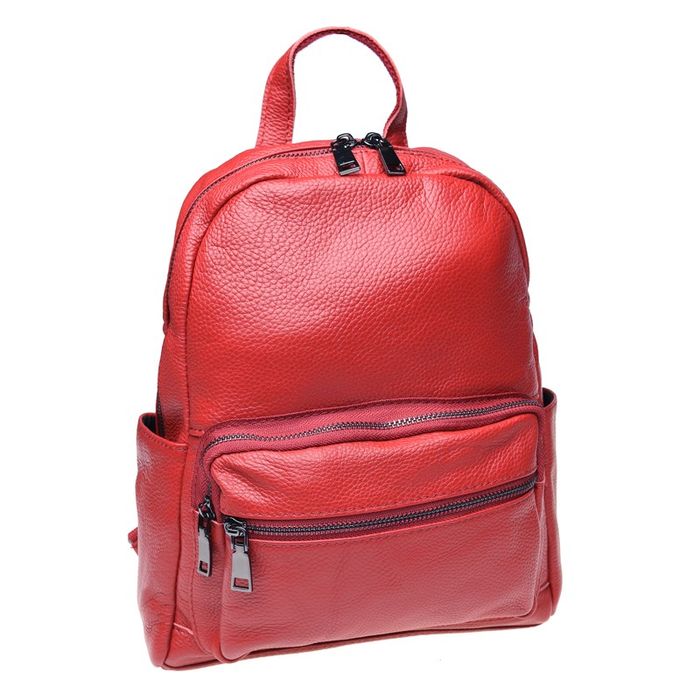 Женский кожаный рюкзак Keizer K110086-red купить недорого в Ты Купи