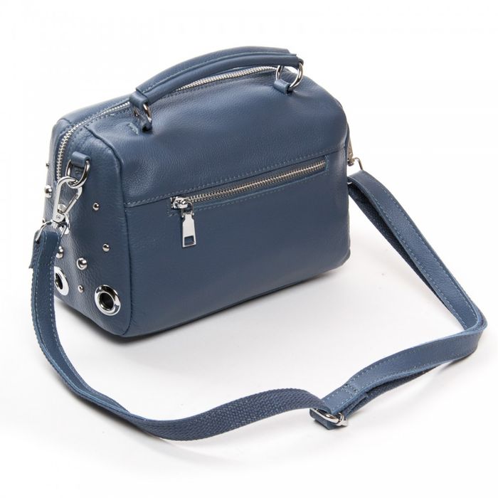 Жіноча шкіряна сумка класична ALEX RAI 01-12 30-7118-9 l-blue купити недорого в Ти Купи