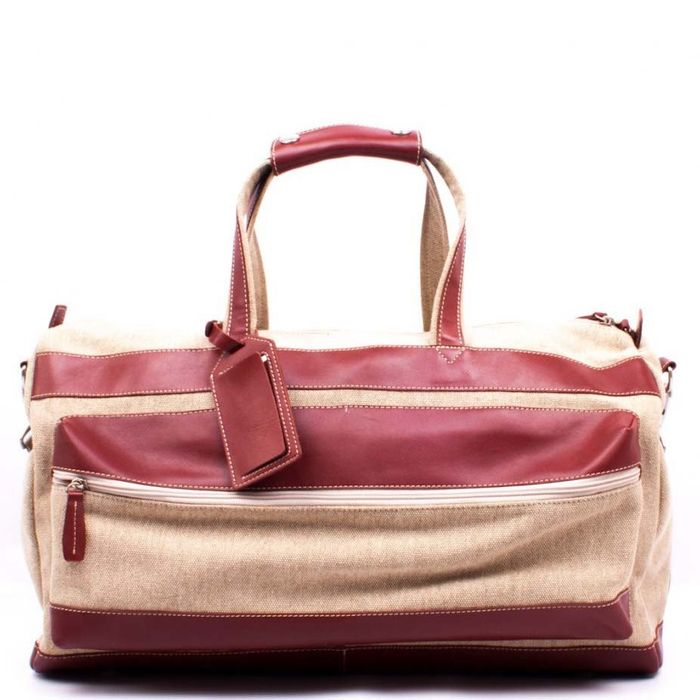 Кожаная дорожная сумка Valenta ткань + кожа ВМ70632710 купить недорого в Ты Купи
