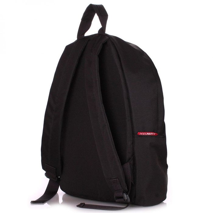 Молодіжний рюкзак з тканини Poolparty eco-backpack-black купити недорого в Ти Купи