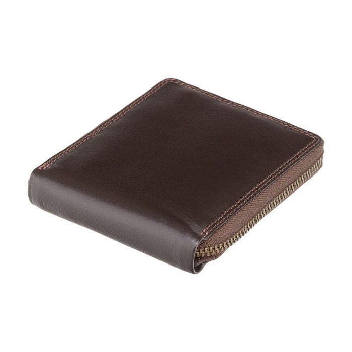 Кожаный мужской кошелек Visconti HT14 Camden c RFID (Chocolate) купить недорого в Ты Купи