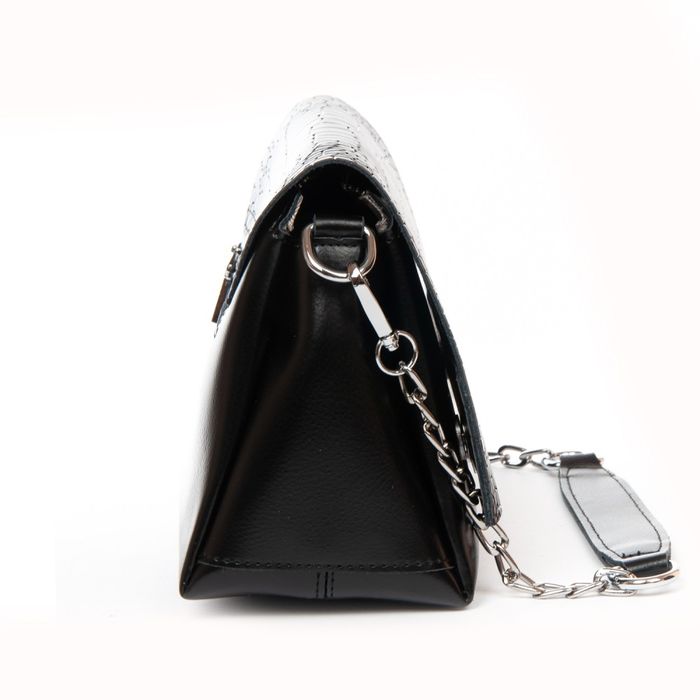 Жіноча шкіряна сумка класична ALEX RAI 9717 black купити недорого в Ти Купи