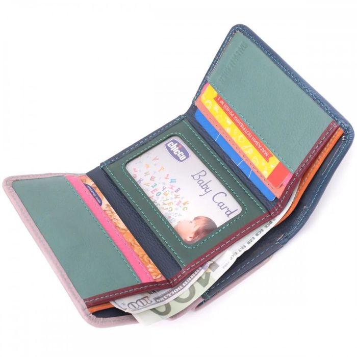 Жіночий комбінований шкіряний гаманець ST Leather 22496 купити недорого в Ти Купи