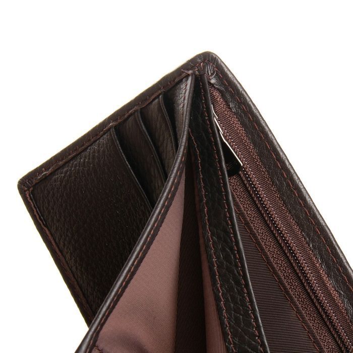 Мужской кожаный кошелек BE BRETTON 208-0613 brown купить недорого в Ты Купи