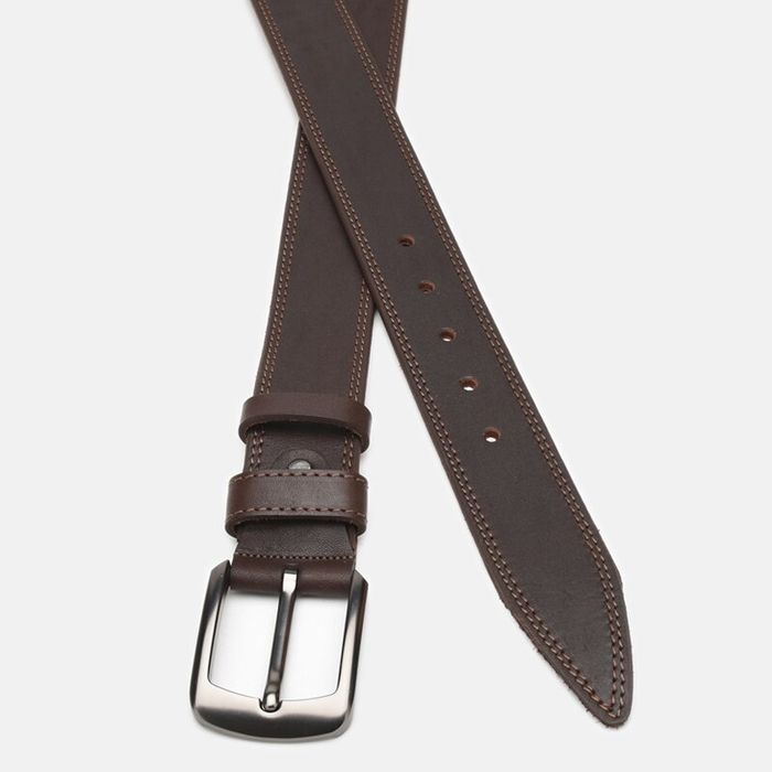 Мужской кожаный ремень Borsa Leather Cv1gnn4a-115 купить недорого в Ты Купи