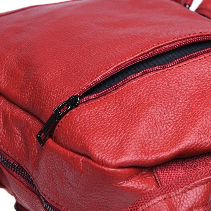 Жіночий шкіряний рюкзак Keizer K110086-red купити недорого в Ти Купи