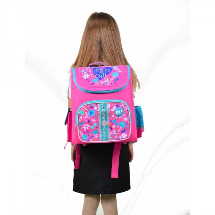 Школьный каркасный ранец YES H-17 «Cute» 14 л (556325) купить недорого в Ты Купи