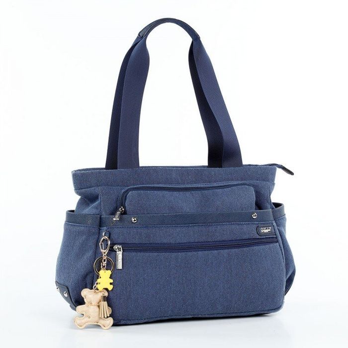 Женская городская сумка Dolly 478 синяя купить недорого в Ты Купи