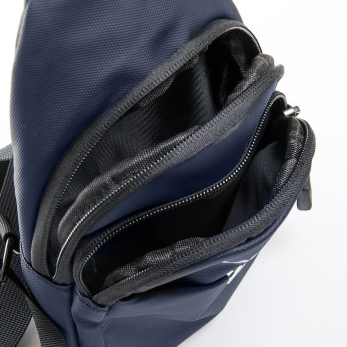 Чоловіча сумка на плечі нейлонового ланпада 6023 синій купити недорого в Ти Купи