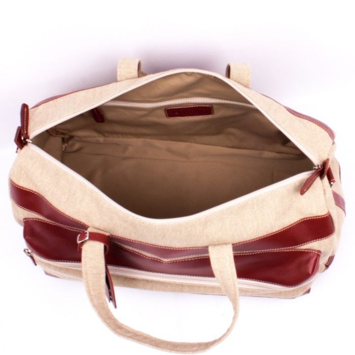 Кожаная дорожная сумка Valenta ткань + кожа ВМ70632710 купить недорого в Ты Купи