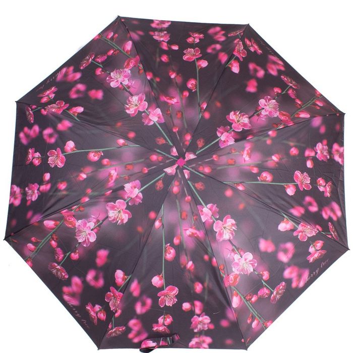 Женский черный зонт автомат с рисунком ZEST z24985-8063 купить недорого в Ты Купи