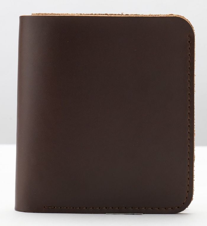 Кожаное коричневое портмоне Vintage 14928 купить недорого в Ты Купи