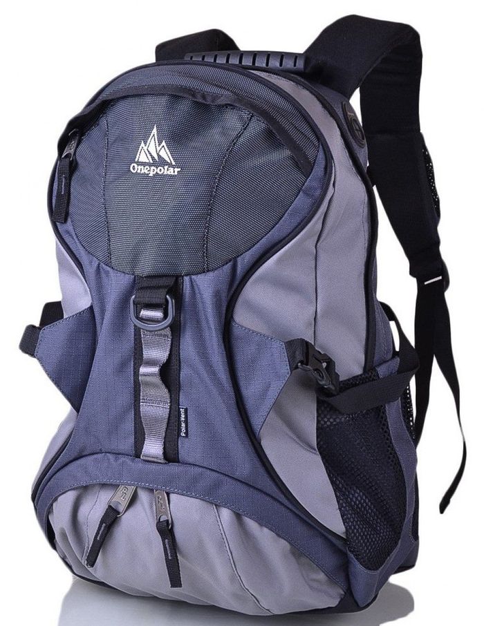 Мужской удобный рюкзак ONEPOLAR w1056-grey купить недорого в Ты Купи