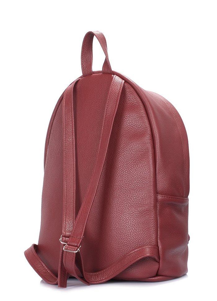 Стильный городской кожаный рюкзак Poolparty backpack-leather-marsala купить недорого в Ты Купи