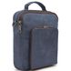 Чоловіча сумка з кінської шкіри через плече TARWA RK-6016-3md, Синій