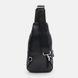 Чоловічий рюкзак шкіряний через плече Keizer K16602bl-black