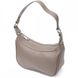 Молодіжна жіноча шкіряна сумка через плече Vintage 22412, серый