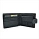 Чоловічий шкіряний гаманець Weatro 12 х 9 х 3 см Чорний wtro-nw-168-33-06, Чорний