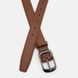 Женский кожаный ремень Borsa Leather CV1ZK-158br-brown
