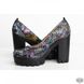 Женские кожаные туфли на каблуке Villomi 818-13