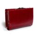 Шкіряний жіночий гаковий гаманець SERGIO TORRETTI W5 red