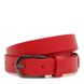 Жіночий ремінь шкіряний Borsa Leather 110v1genw42-red, Червоний