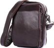 Чоловіча шкіряна сумка Vintage 14544 Темно-коричневий купити недорого в Ти Купи