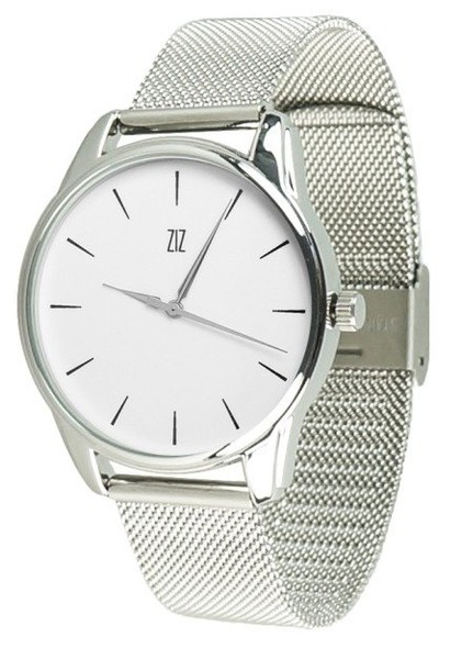 Наручний годинник ZIZ «Чорним по білому» + додатковий ремінець 5016388 купити недорого в Ти Купи