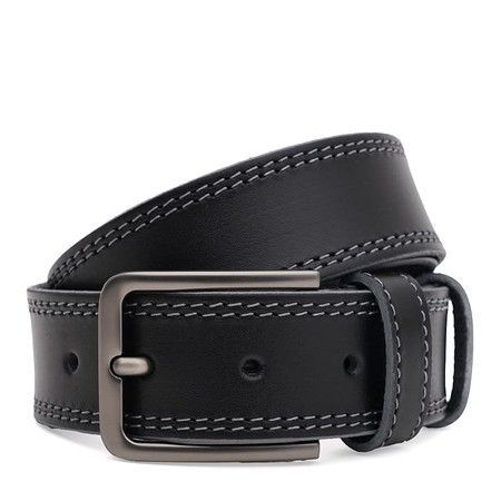 Мужской кожаный ремень Borsa Leather 125v1fx103-black купить недорого в Ты Купи