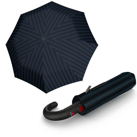 Зонт автоматический Knirps T.260 Medium Duomatic 2Line Up Black Ecorepel Kn95 3260 8499 купить недорого в Ты Купи