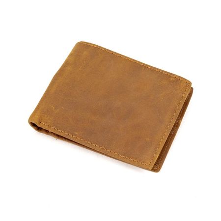Портмоне маленькое светло-коричневое Tiding Bag M39-1021-1B купить недорого в Ты Купи
