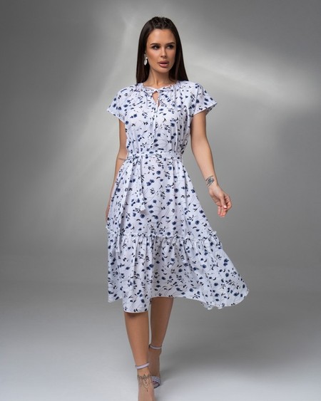 Сукня ISSA PLUS 14610 XL білий купити недорого в Ти Купи