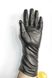 Жіночі чорні шкіряні довгі рукавички Shust Gloves