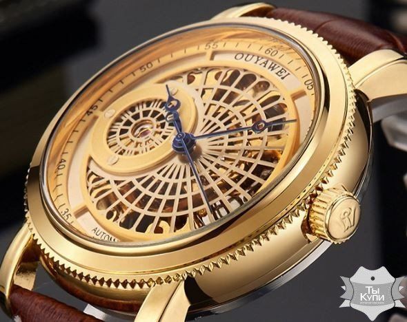 Жіночий годинник скелетон Ouwei Global II (1 129) купити недорого в Ти Купи