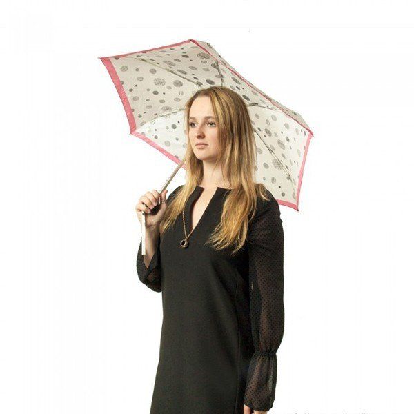 Женский механический зонт Fulton Tiny-2 L501 - Sketched Spot купить недорого в Ты Купи