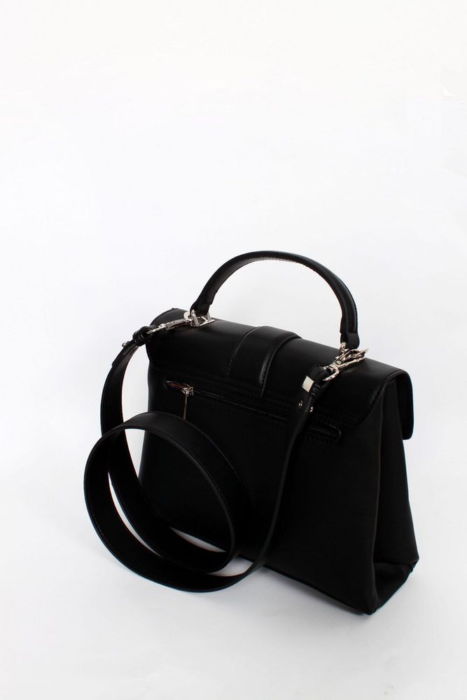Жіноча чорна сумка з екошкіри FAMO Сіал 5617 купити недорого в Ти Купи