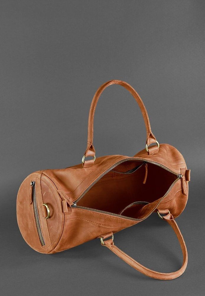 Шкіряна чоловіча сумка BlankNote Harper Світло-коричнева Crazy Horse - BN-BAG-14-K-KR купити недорого в Ти Купи