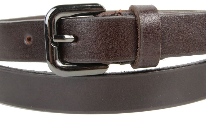 Женский кожаный ремень Skipper 1422-20 темно-коричневый купить недорого в Ты Купи