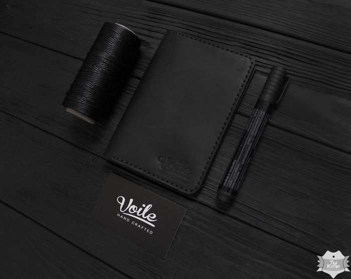 Чоловік гаманець обкладинка ручної роботи VOILE vl-cvw1-blk купити недорого в Ти Купи