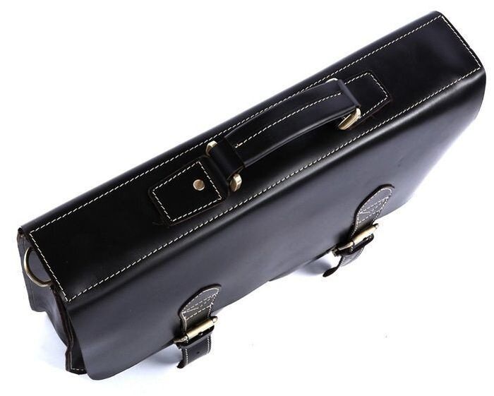 Мужской кожаный портфель Vintage 14205 Черный купить недорого в Ты Купи