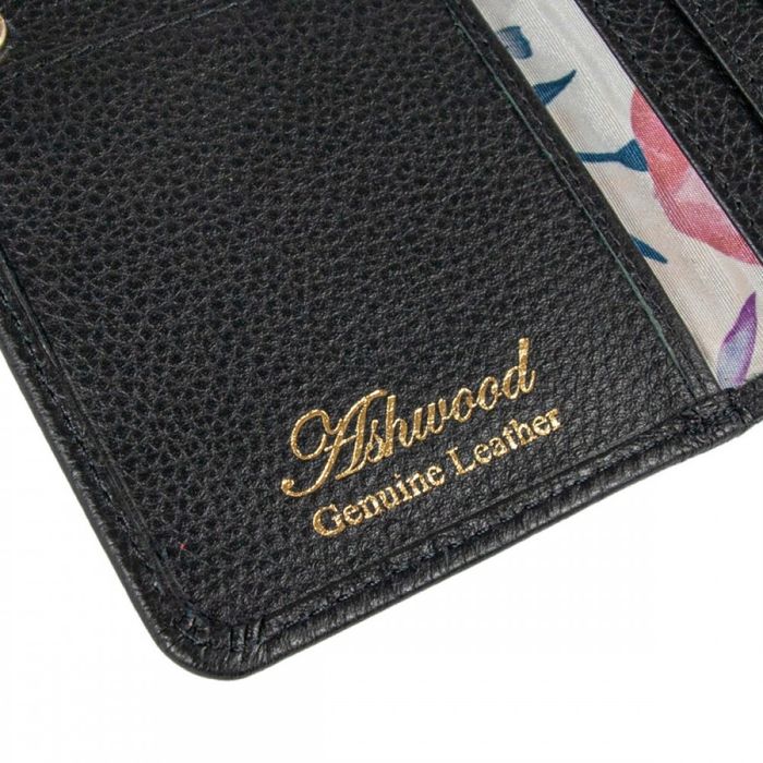 Англійський жіночий гаманець Ashwood J53 BLACK (Чорний) купити недорого в Ти Купи