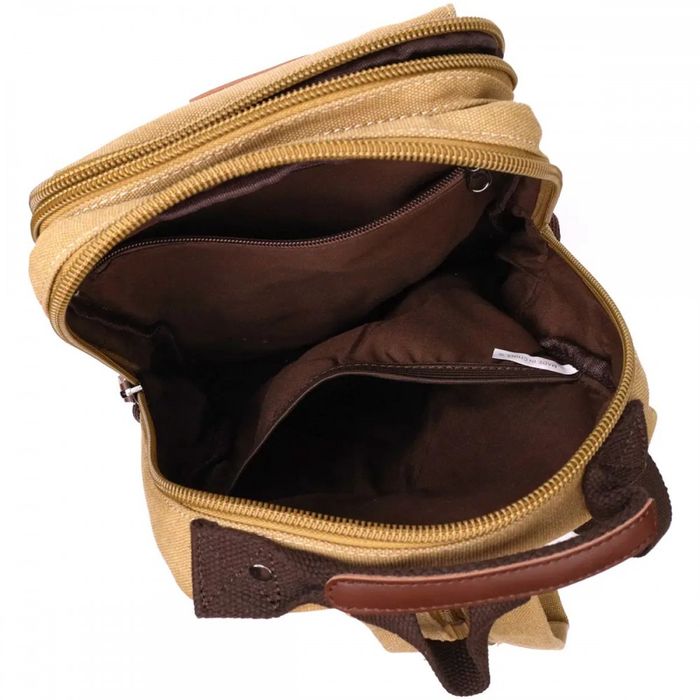 Чоловічий рюкзак з тканини Vintage 22171 купити недорого в Ти Купи