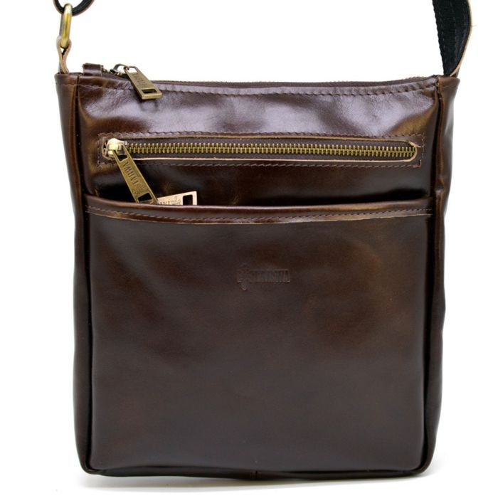 Мужская кожаная коричневая сумка TARWA Алькор gca-1300-3md купить недорого в Ты Купи