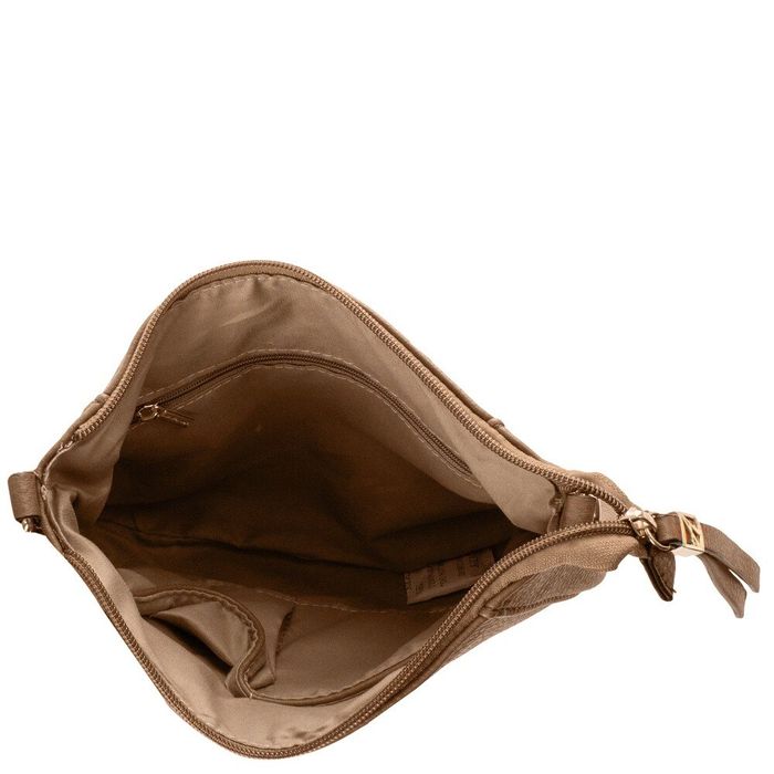 Жіноча сумка-клатч зі шкірозамінника AMELIE GALANTI a976116-sand купити недорого в Ти Купи