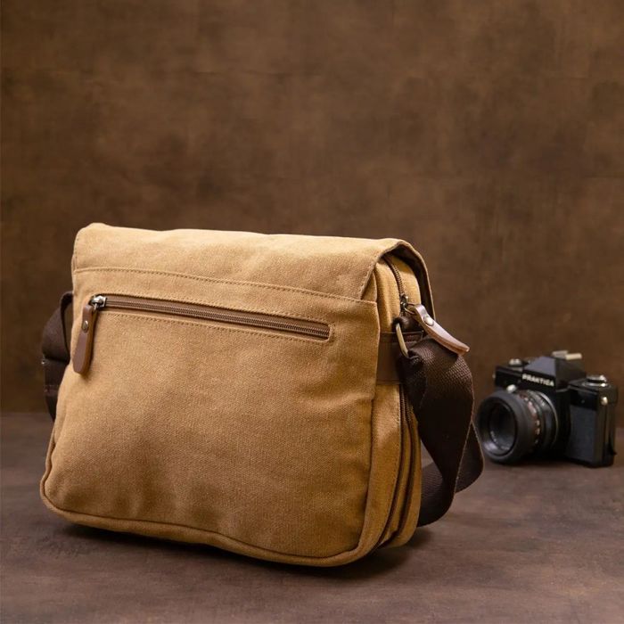 Мужская текстильная сумка через плечо Vintage 20607 купить недорого в Ты Купи