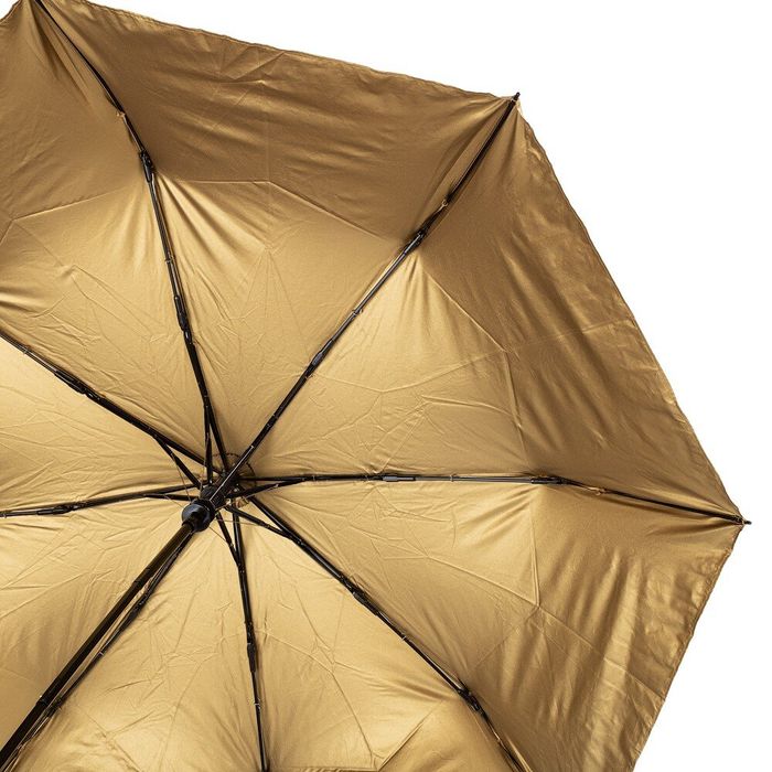 Полуавтоматический женский зонтик FARE fare5529-black-gold купить недорого в Ты Купи