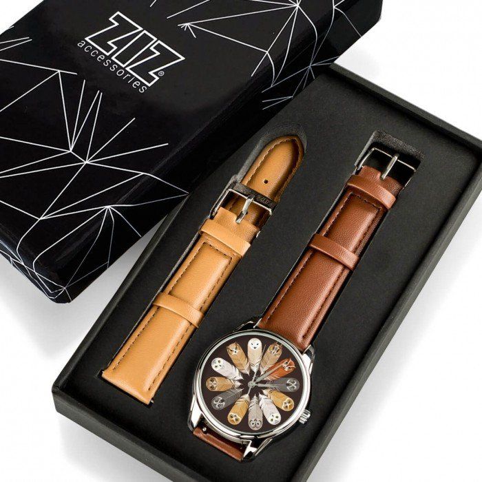 Наручные часы ZIZ «Совы» + дополнительный ремешок купить недорого в Ты Купи