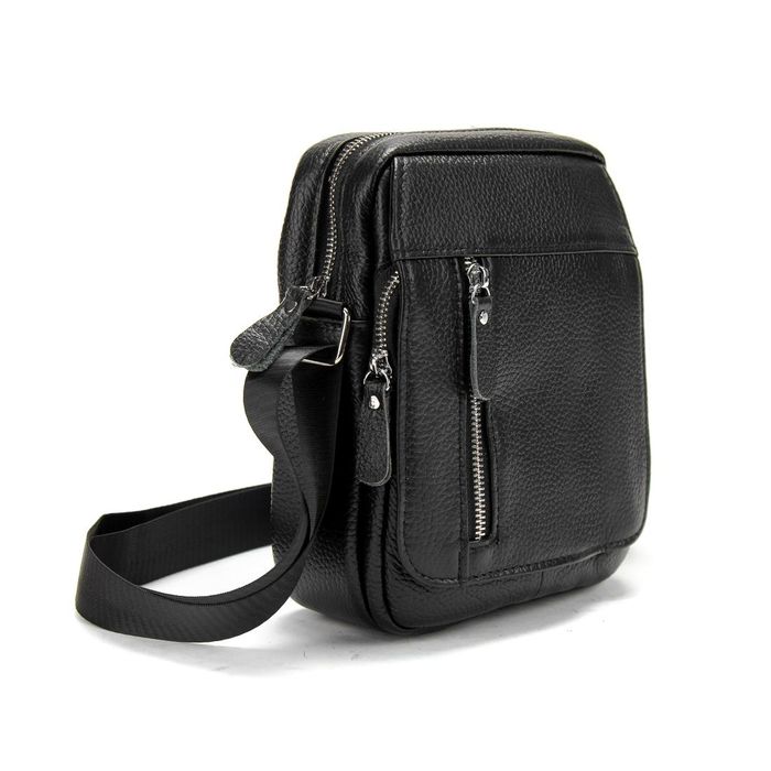 Чоловіча шкіряна сумка через плече Tiding Bag M56-2051A купити недорого в Ти Купи