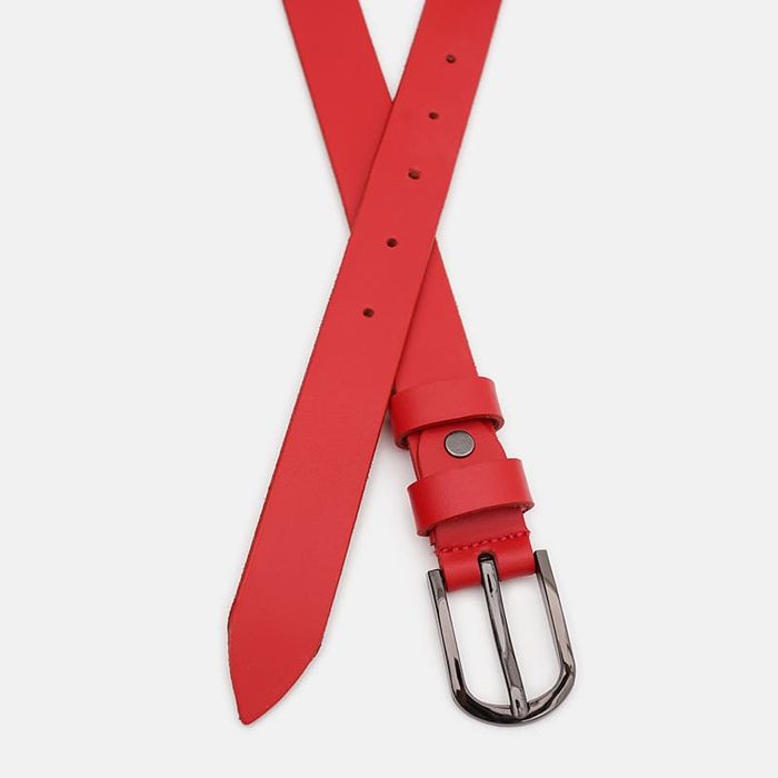 Женский кожаный ремень Borsa Leather 100v1genw42-red купить недорого в Ты Купи