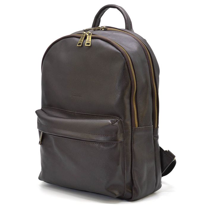 Чоловічий рюкзак зі шкіри та полотна TARWA GC-7273-3MD купити недорого в Ти Купи